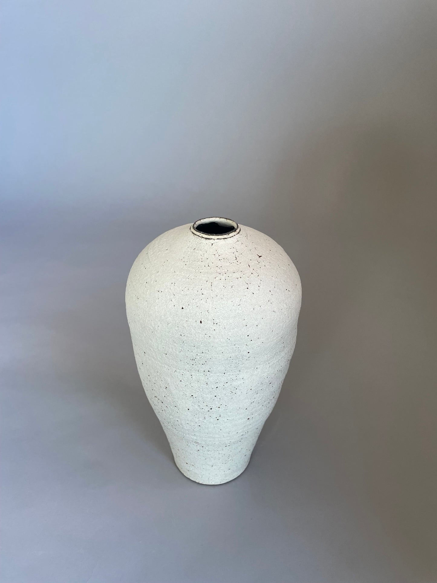 Tall Vase Textured White