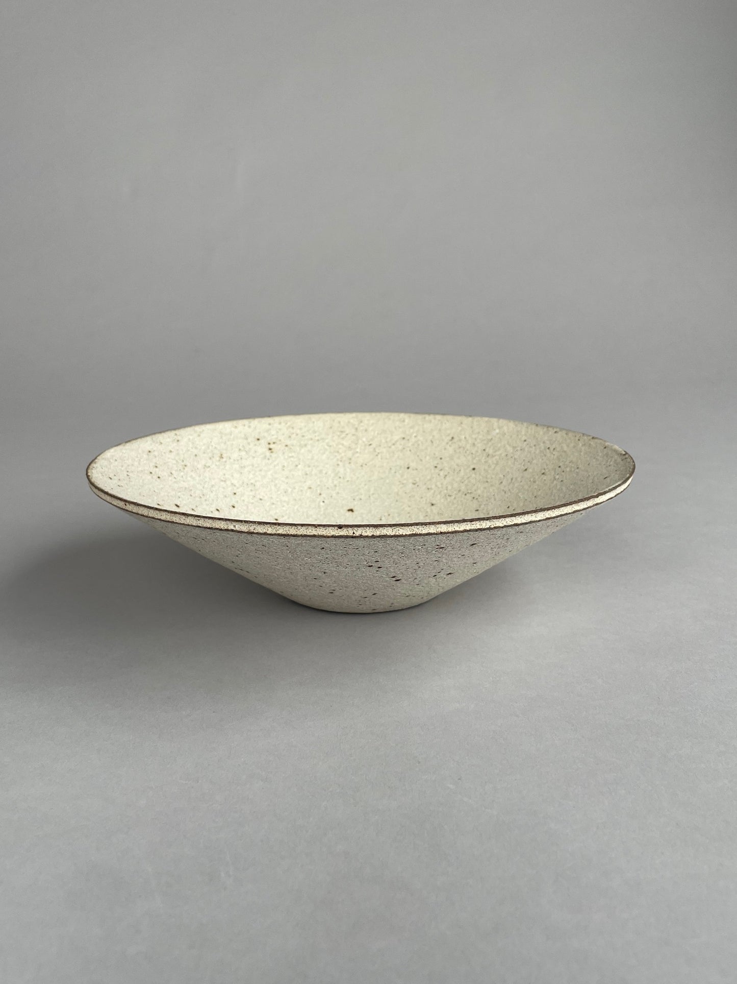 Wide Bowl Textured White