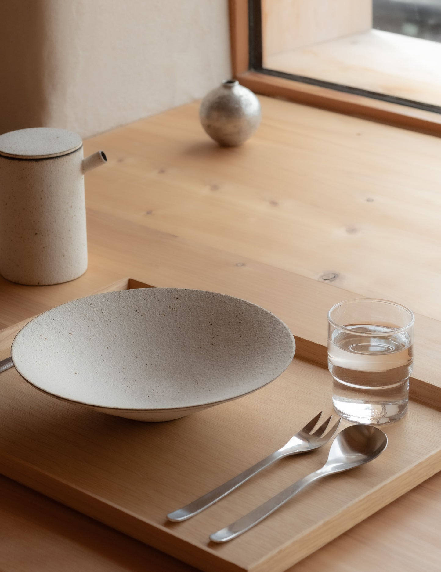 Wide Bowl Textured White