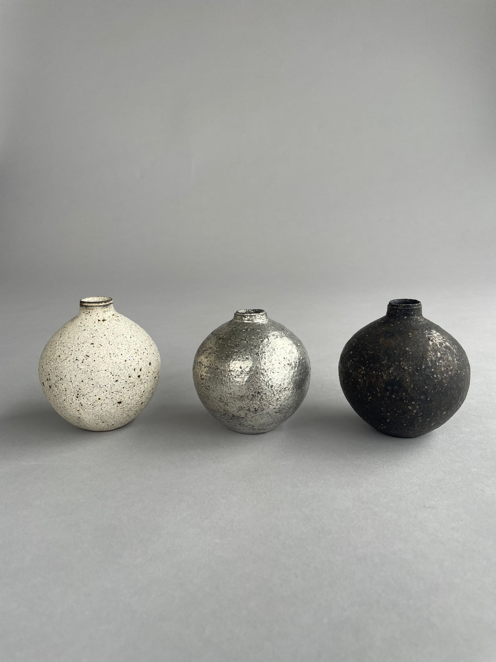 Bud Vase Textured White