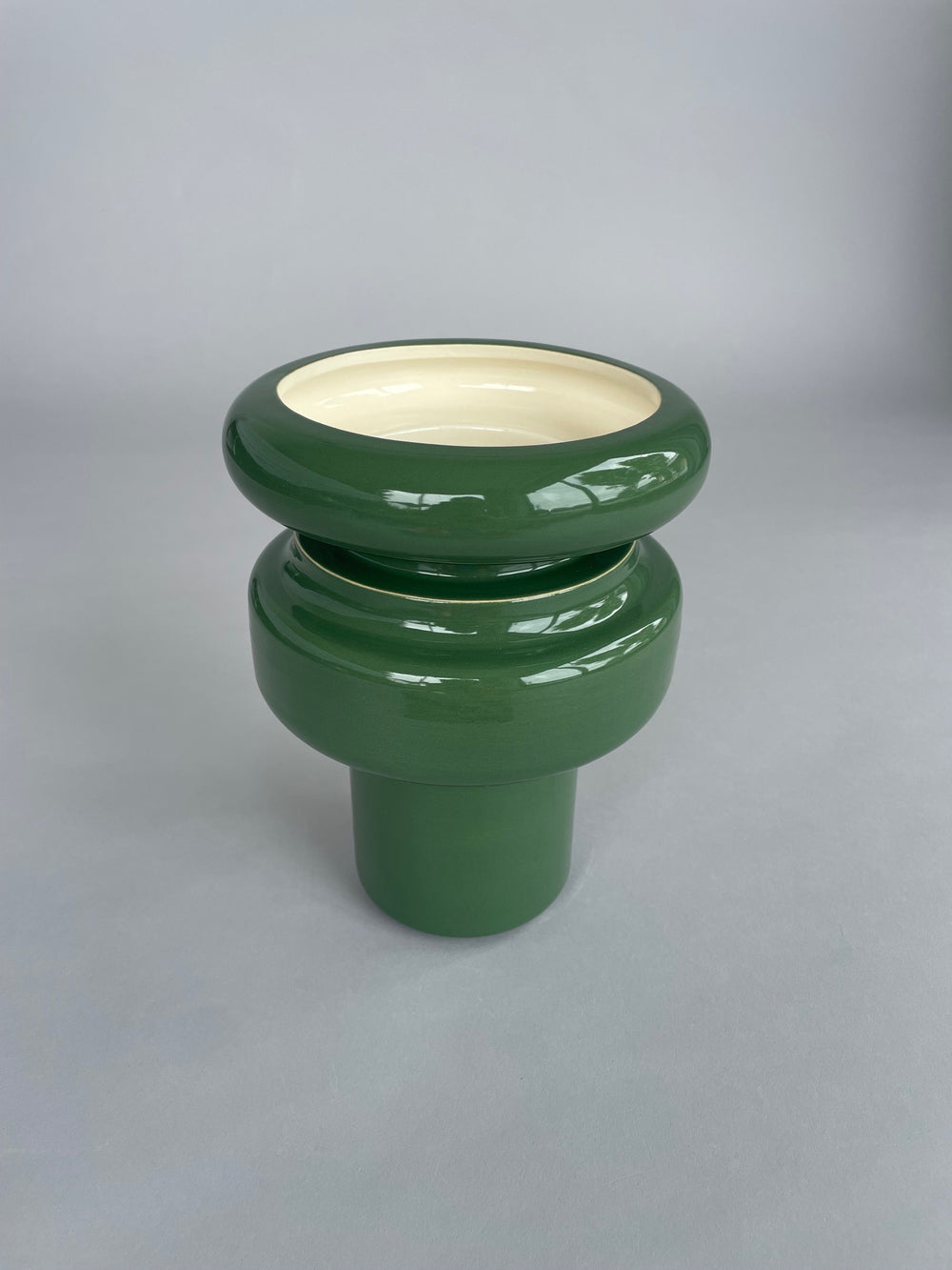 Mid-Century Vase Leaf Green