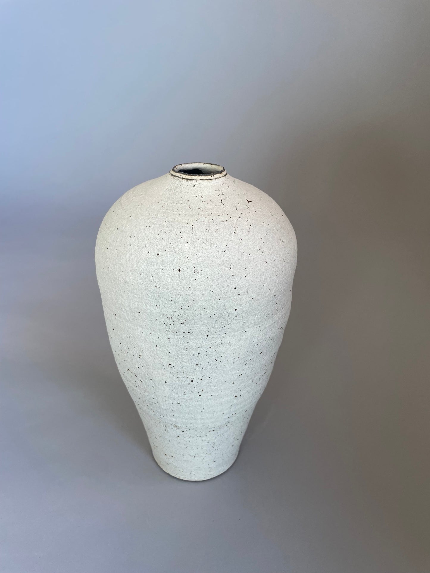 Tall Vase Textured White