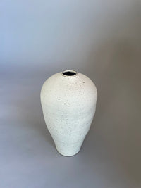 Tall Vase Textured White