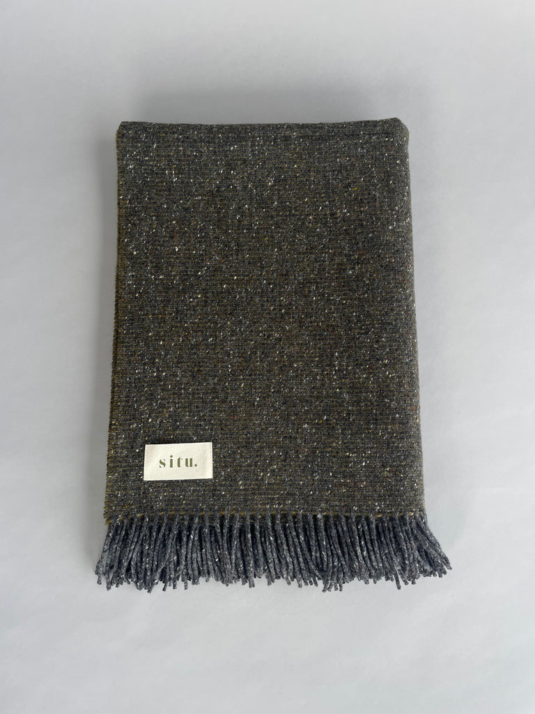 HEIRLOOM EDITION TWEED BLANKET MOORLAND