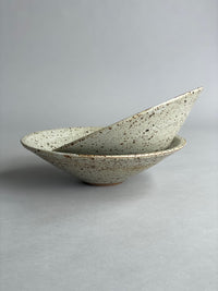 Large Straight Sided Bowl Almond