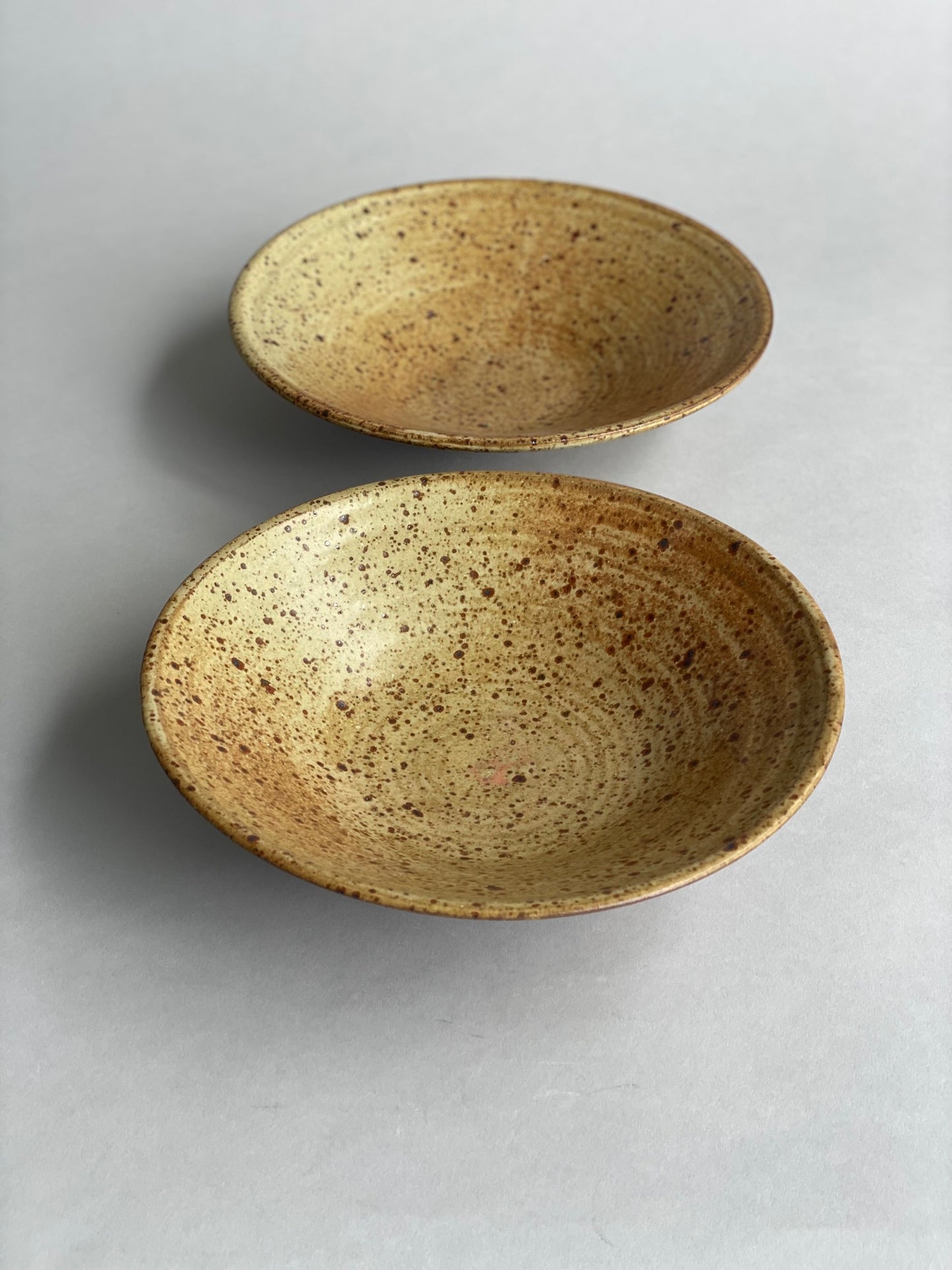 A ceramic bowl placed on a dining table, perfect for enhancing both everyday meals and special occasions.