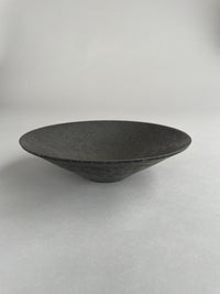 Wide Bowl Textured Black
