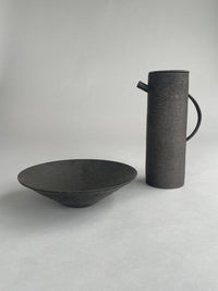 Water Jug Textured Black