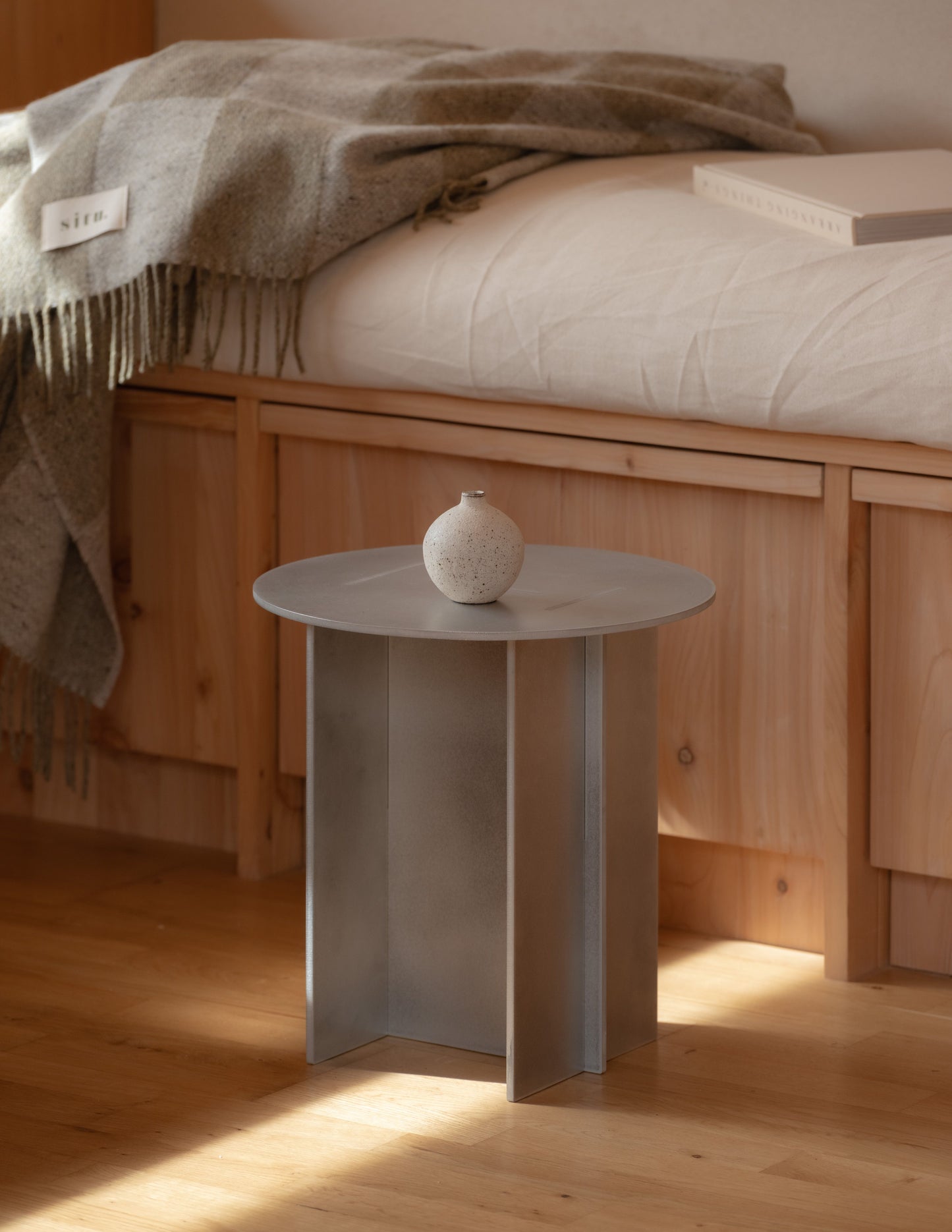 Bud Vase Textured White