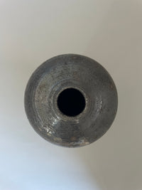 Tall Vase Textured Black
