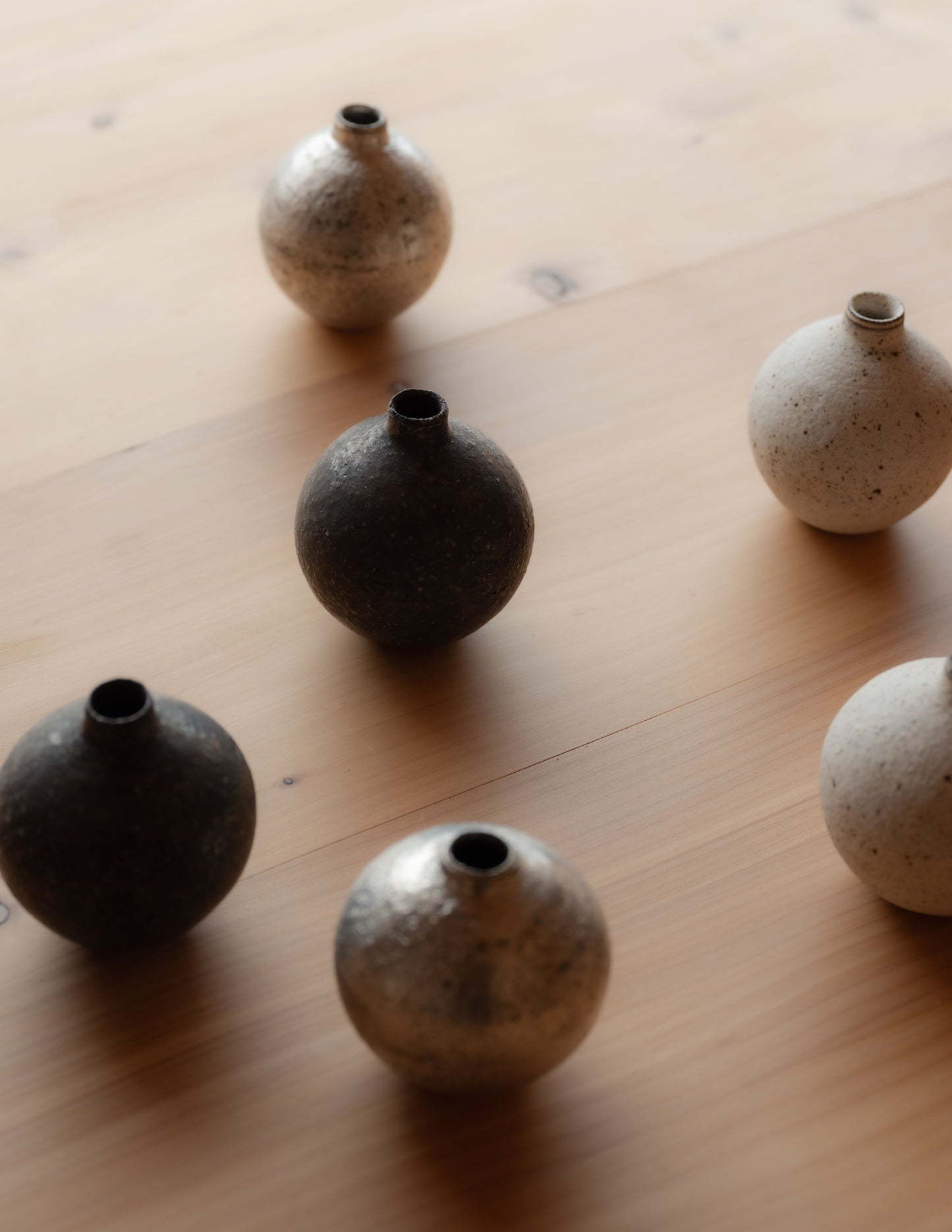 Bud Vase Textured White