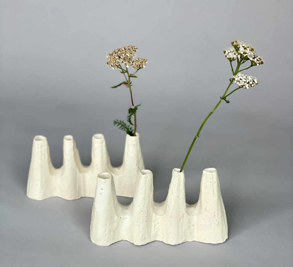 Chimney vase hand crafter by ceramic artist Kirsten Perry for Situ Studio.